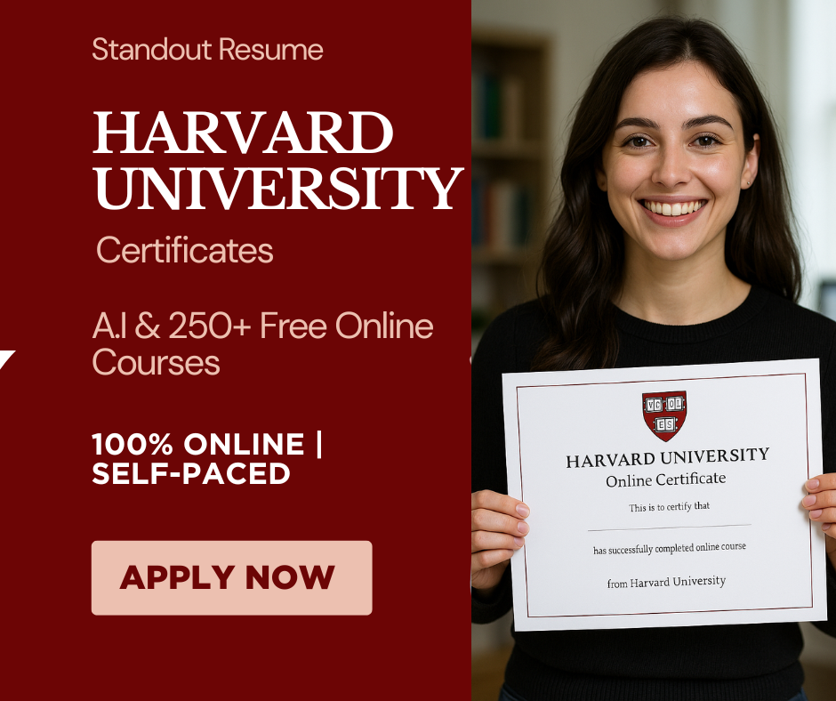 250+Free Harvard Online Courses with Certificates (2025)